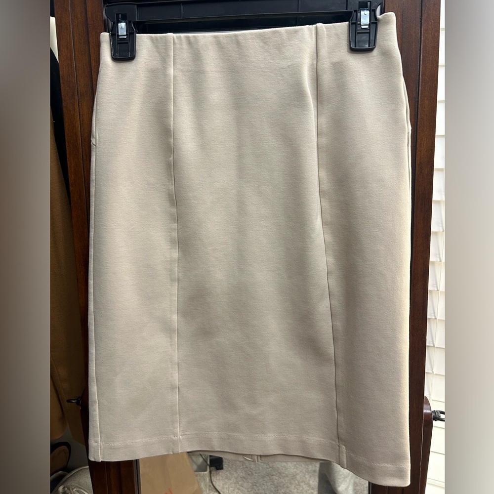 NEW Cream Pencil Skirt